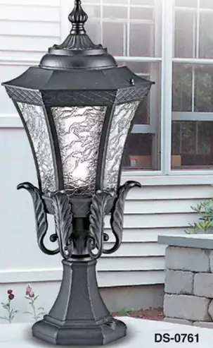 歐式古典風戶外柱頭燈